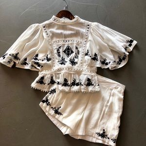 Free People 2-piece Short Set